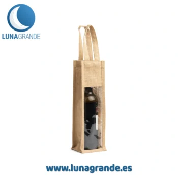 Bolsa para botellas en yute