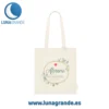Bolsas de tela personalizada floral circular