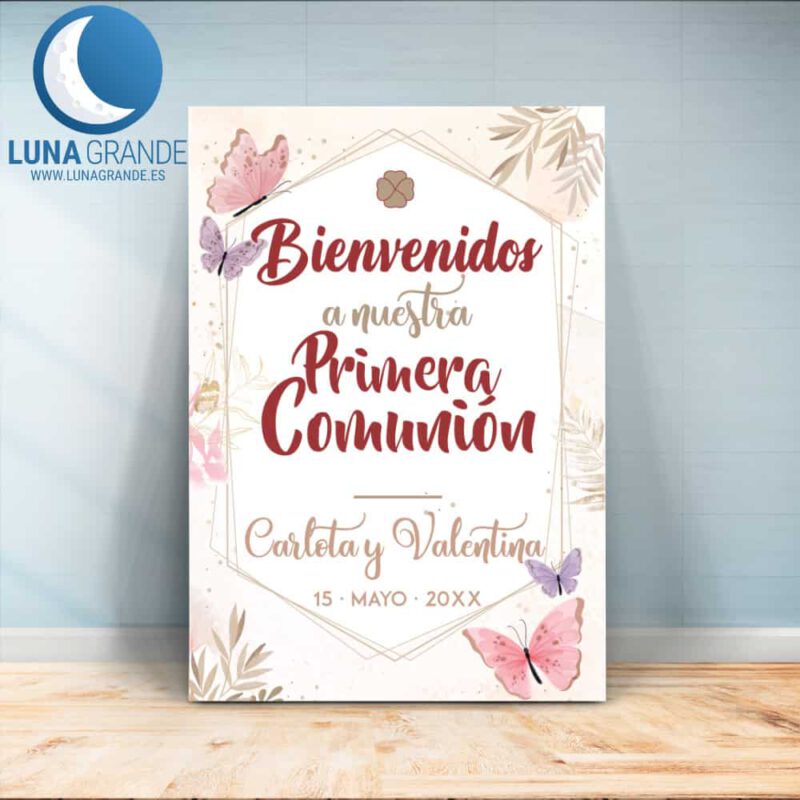 Cartel Bienvenida Comunión