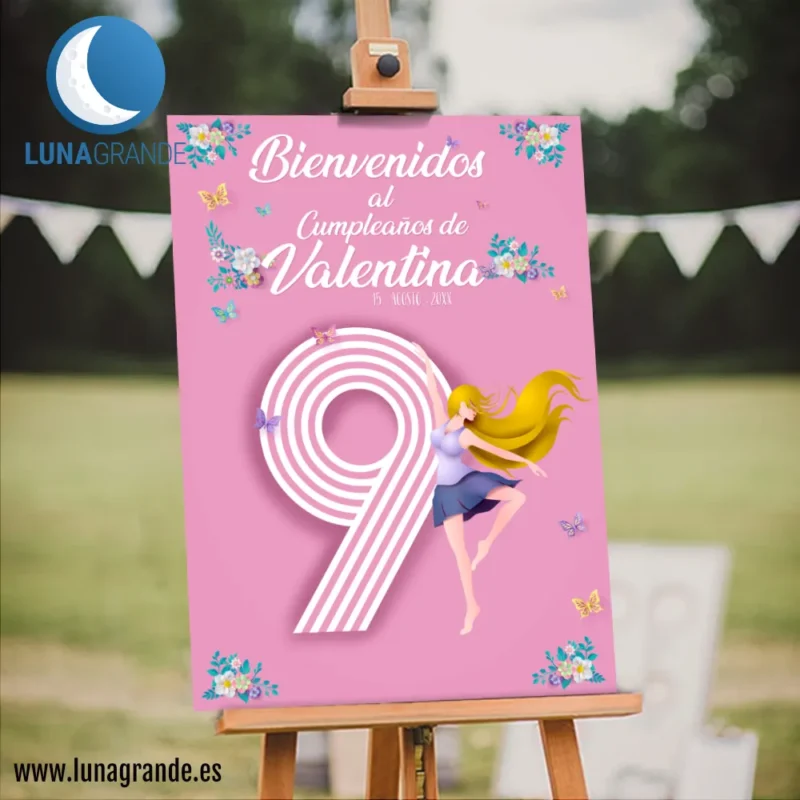 Cartel de Cumpleaños Ballet