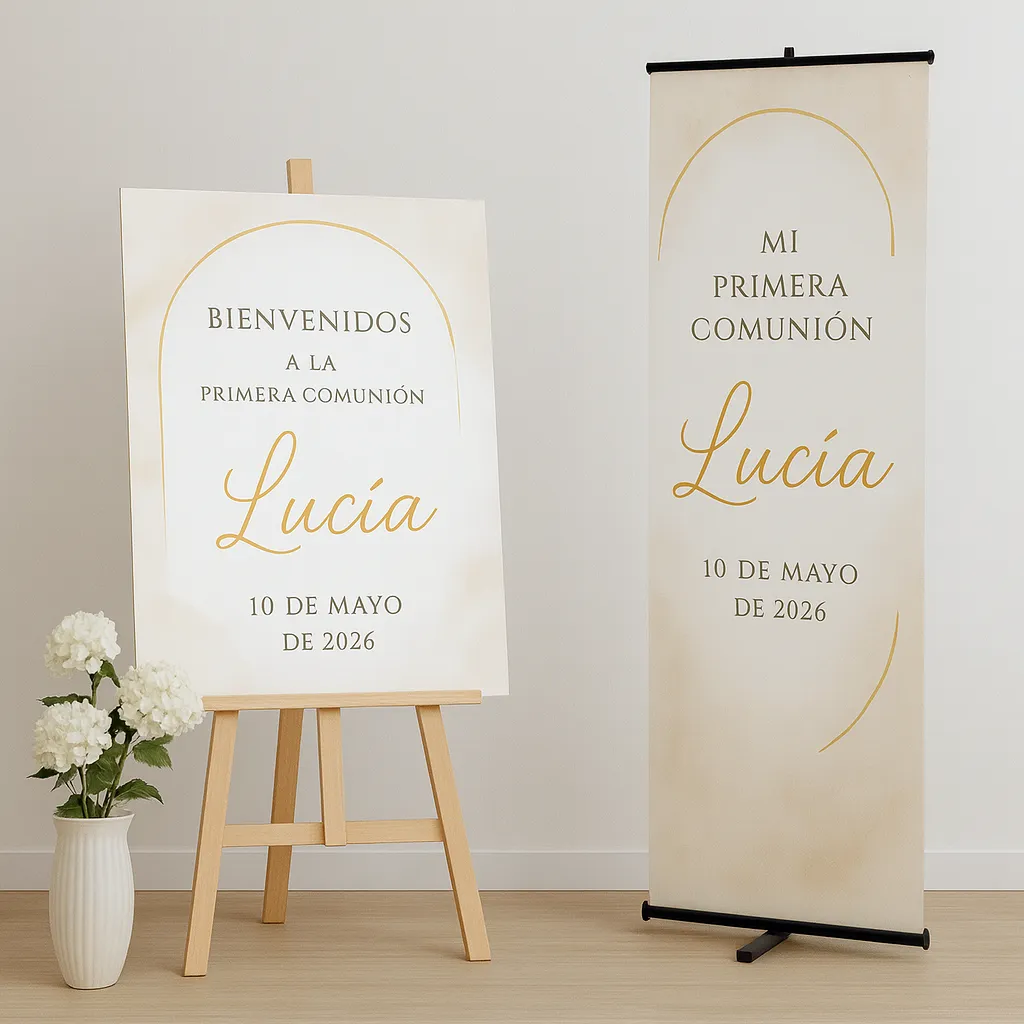 Colección Comuniones 2026 - Arco dorado