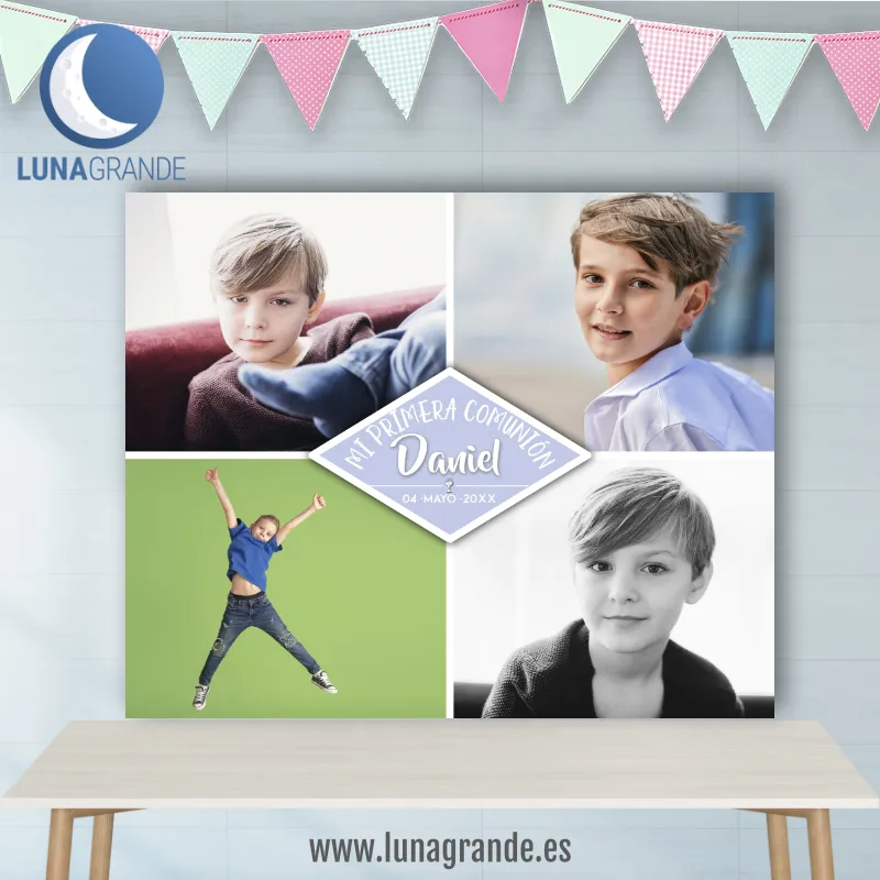 Fondo Mesa Dulce Comunión Foto Collage 2 Fondo Mesas Dulces Primera Comunión Fotos - Collage