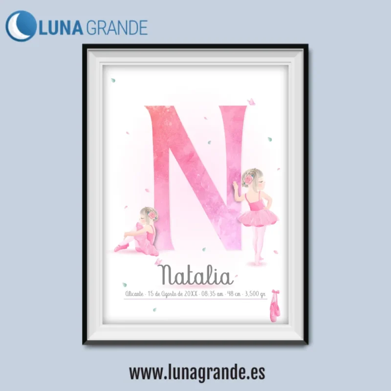 Lámina Nacimiento Inicial Ballet