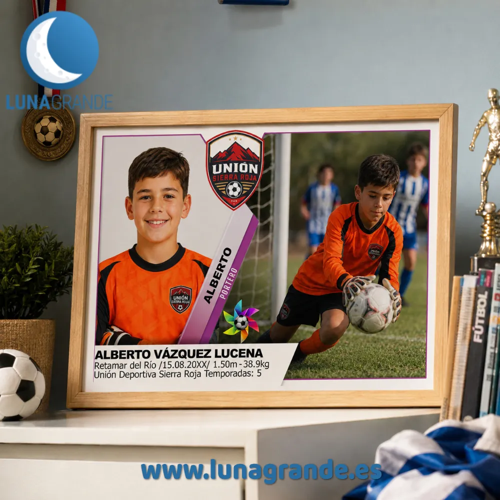 Lámina Cromo de Fútbol 3 Lámina Cumpleaños Cromo de fútbol