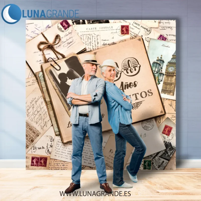 Photocall lona para Aniversario de boda