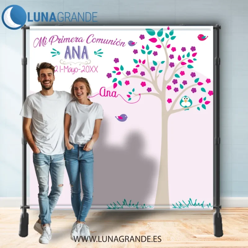 Photocall Económico Primera Comunión Niña - Envío Gratis