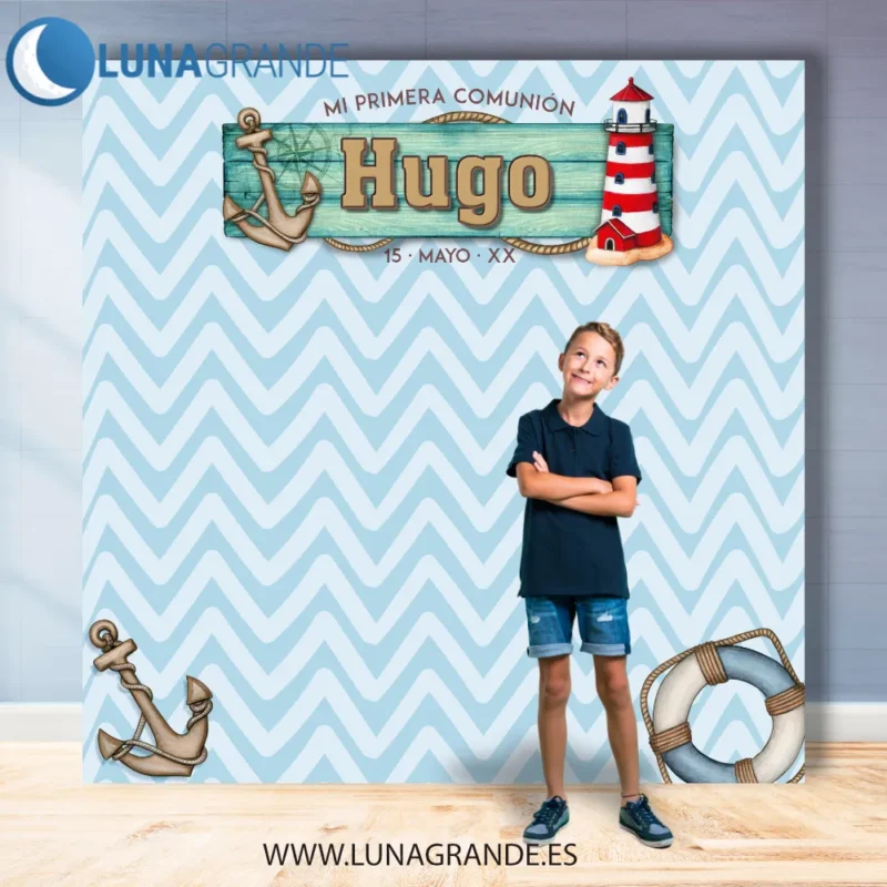 Photocall Comunión Marinero niño