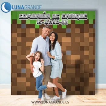 Photocall Comunión Pixelado