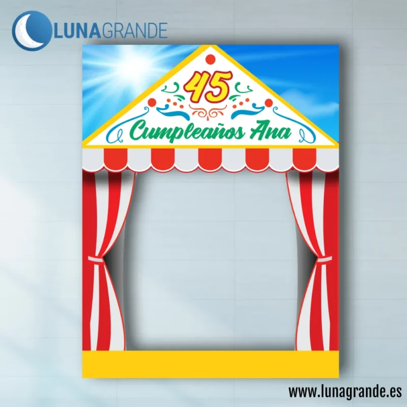 Photocall Cumpleaños Caseta de feria