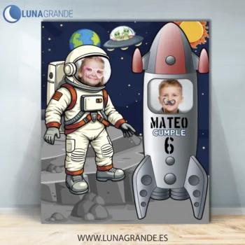 Photocall Cumpleaños Infantil Espacial