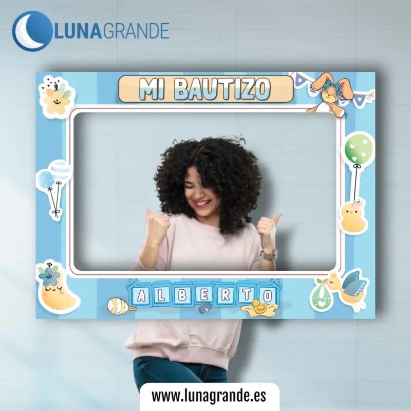 Photocall Marco para Bautizos peluches