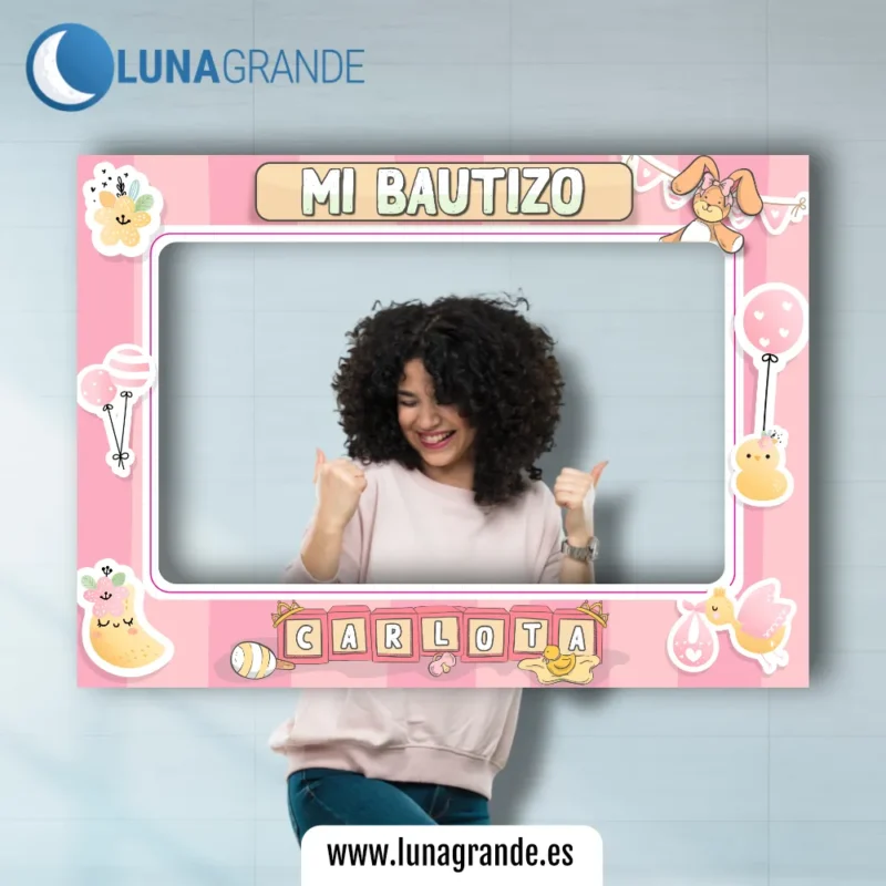 Photocall Marco para Bautizos - peluches