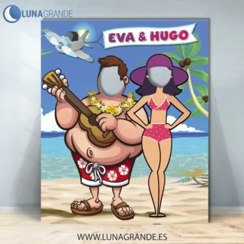 Photocall figuras Playa personalizado