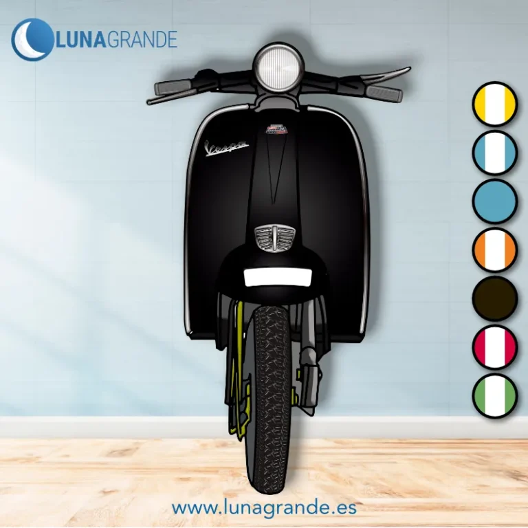 Nuevo photocall Scooter Clásica ahora en amarillo 5 Photocall Moto Scooter Lambreta Amarilla