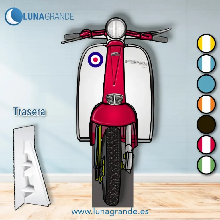 Nuevo photocall Scooter Clásica ahora en amarillo 3 Photocall Moto Scooter Lambreta Amarilla