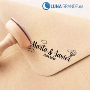 Sello de boda Globo