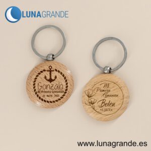 Llaveros de madera personalizados